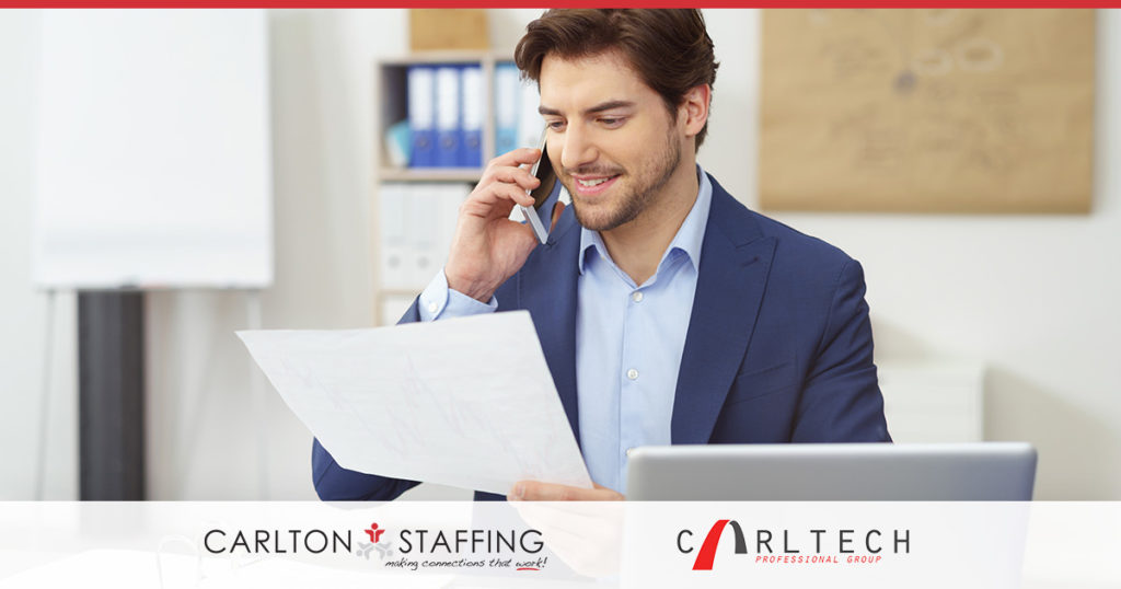 carlton staffing communication with interviewees